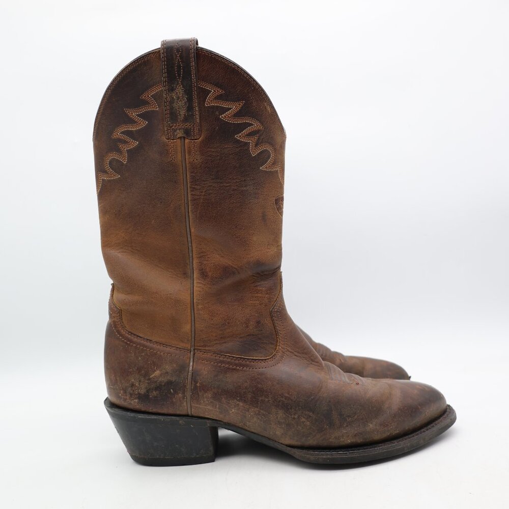 Ariat Western Cowboy Boots Men's 9.5 D Sedona Rodeo Riding Leather Waterproof